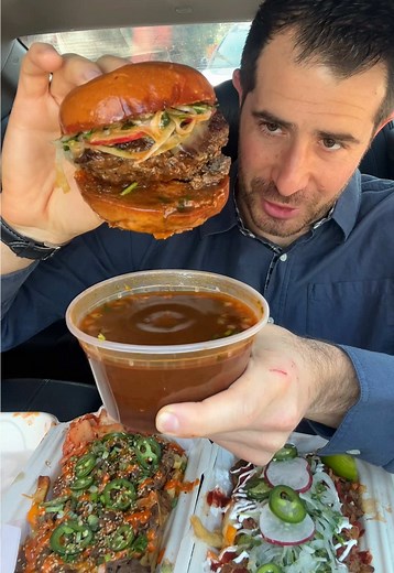 Delicious Birria Burger Experience on Your Lunch Break