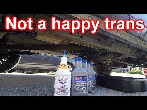How to: Trans fluid change 4L60E Avalanche | Post towing 8500lb