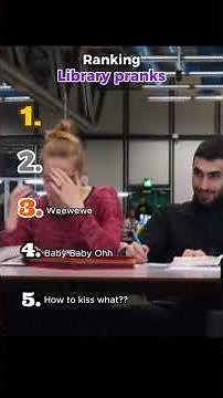 Top Library Pranks 🤣 #pranks #funny #topmoments