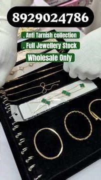 Anti Tarnish Jewellery Collection 🔥 Kada Bracelet Chain Necklace Earrings | Wholesale Lezara NX