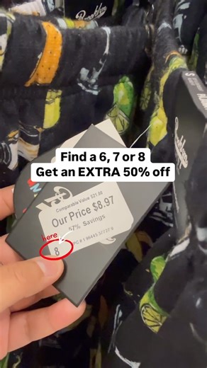 Score big savings at Going, Going, Gone! by Dick's Sporting Goods 🏷️ A 6, 7, or 8 on the corner of the price tag means an EXTRA 50% off! Can you find the lucky number? | Arizona Mills