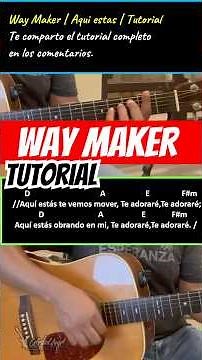 How to Play Way Maker on Acoustic Guitar 🎵 | Step-by-Step for Beginners