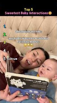 Adorable Baby Reaction When Reading His Favourite Book...🥹💕