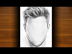 How to Draw a Man Face | Easy & Step by Step Pencil Face Drawing Tutorial for Beginners