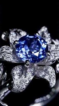 The Azure Lily: Bespoke Royal Blue Sapphire Engagement Ring | Mastercrafted by MDTC Jewelry