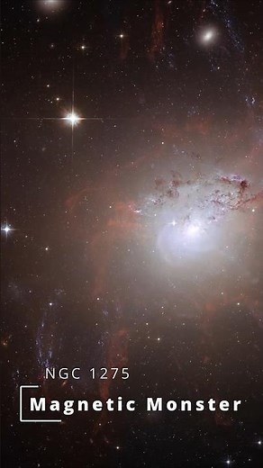 Hubble's Stunning Capture of NGC 1275: Cosmic Filaments Revealed