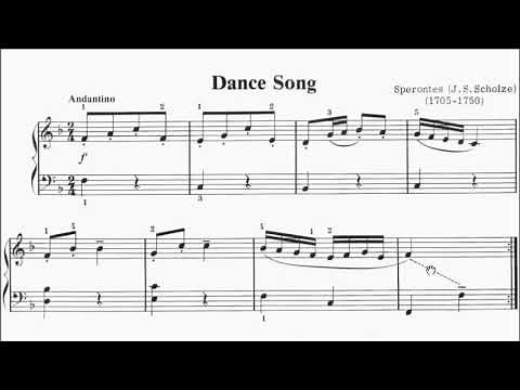 LCM Piano 2021-2024 Grade 1 List A1 Scholze Dance Song Sheet Music