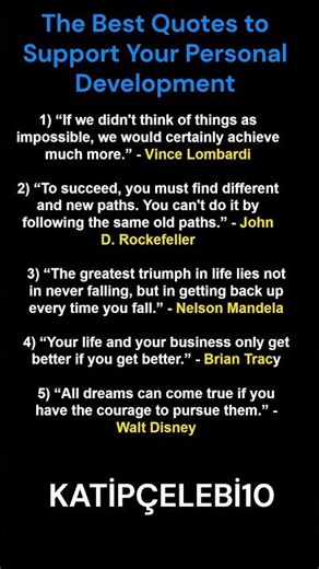 The Best Quotes to Support Your Personal Development | Motivation & Success