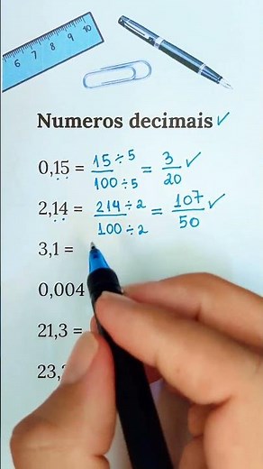 Decimal numbers. #math #class #learn