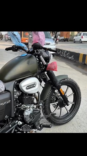 Explore the Army Green Cyclone 250cc Motorcycle