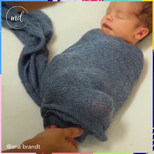1.4M views · 4.5K reactions | Learn to wrap your newborn for the photography session to run smoothly 櫓 | MetDaan | Facebook