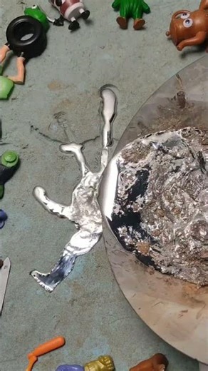 Lead Casting The Amazing Six Armed Metal Figure!