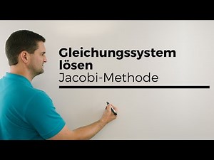 Gleichungssystem lösen mit Jacobi-Methode, Muster erkennen in der Mathematik
