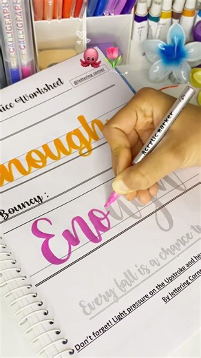 How to do calligraphy for beginners, how to make brush pen #calligraphy #lettering #art #shorts #yt