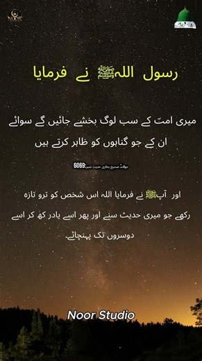 Hadees Sharif #hadees #islam #noorstudio