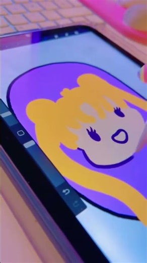 Sailor style nails #drawing