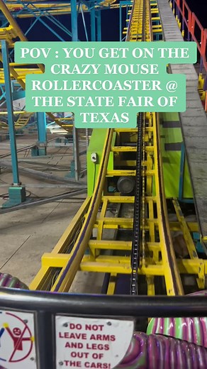 Experience the Thrills of the Crazy Mouse Rollercoaster at the State Fair of Texas