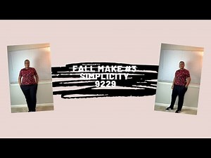 Fall Make #3 Simplicity 9229