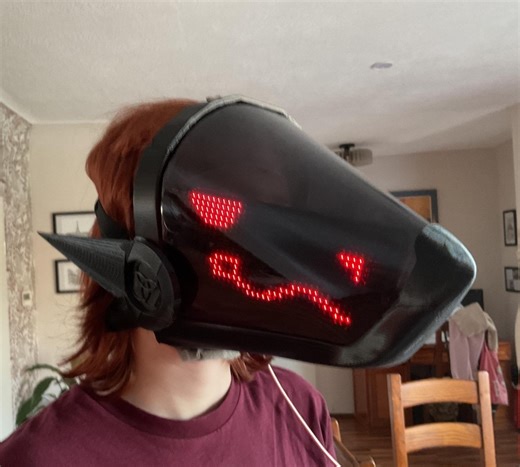 Base de cabeza de fursuit de protogen peludo para hacer tú mismo (nueva versión mejorada :D ) - Etsy España