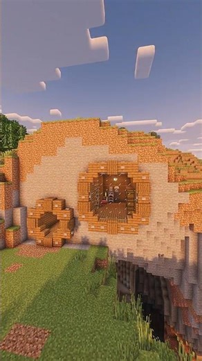 Minecraft Mountain House #minecraft #minecraftbuilding #minecraftcreative #minecraftshorts #shorts