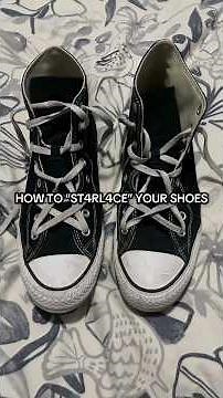 How to star lace your converse like ST4RL4CE 💎 My album “4” is now on all platforms!!!