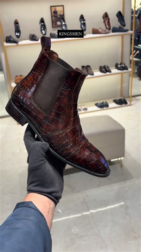 Kingsmen Shoes on Instagram: "🔥vintage vibes🔥 Cheslea boots in pure Italian leather 📞9999793271 to order Worldwide delivery available"