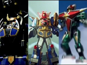 Power Rangers Ninja Strom Megazord Battle