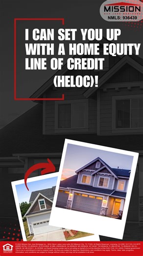 Unlock the cash sitting in your home! A HELOC lets you tap into your home’s equity to cover renovations, debt payoff, or any major expenses. Want to see how much you qualify for? Call me — I’ll guide you through every step! . . . #HELOC #HomeEquity #MortgageTips #EquityBoost #RefinanceOptions #EquityMatters #HomeImprovementLoans #TapYourEquity #LoanExpert #SmartHomeFinancing #HomeLoanExpert #RealEstateTips #DebtFreeJourney #FinanceSmart #MoneyMoves #Homeowners #MortgageAdvisor #HouseGoals #Finan