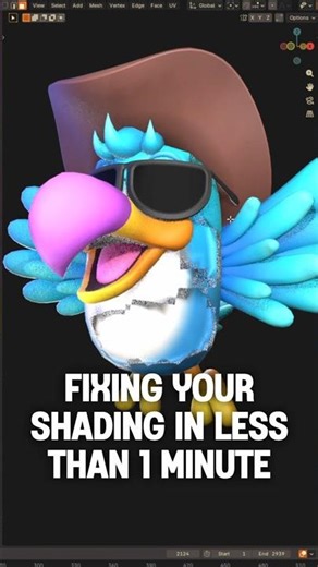 How to Spot Bad Normals Instantly #blender #tutorial