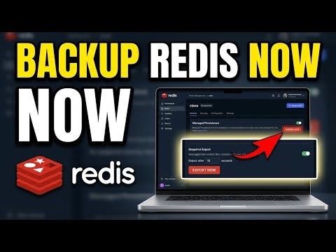 How to backup Redis with managed persistence and snapshot exports - Detailed Guide