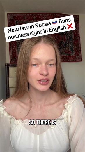 New law in Russia 🇷🇺 Bans business signs in English ❌ #russia | russian video