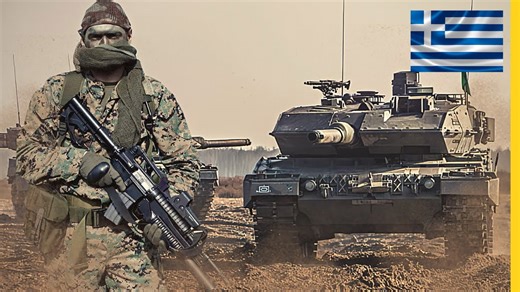 Review of all Hellenic (Greece) armed forces equipment / quantity of all equipment