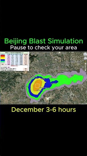 Beijing, After a Nuclear Bomb. 北京，核弹爆炸之后。 #radiation #nuclearweapons #explosion #nuclearbombs