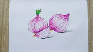 9.4K views · 43 reactions | How to draw an onion | Onion drawing | Priyanka creative guru | Facebook
