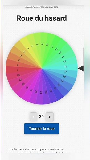 Roue de la chance ou du hasard en ligne