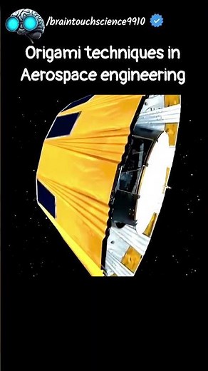 origami technique in aerospace engineering #technology #science #space