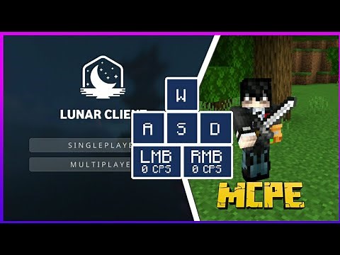 🔥 *Atualizou* Novo Lunar Client v6 para MCPE (1.18+) (Java Aspects, Keystroke, CPS Mod, Capas)