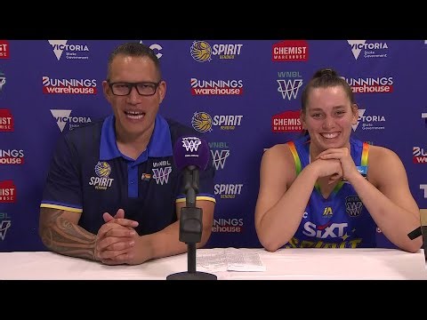 PRESS CONFERENCE: Kennedy Kereama and Isobel Borlase vs UC Capitals - Round 15, WNBL 26
