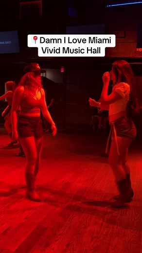Damn I Love Miami🌴🔥 🕺: @elliee :3 and Shannon 🎥: @Anna 📍: @Vivid Music Hall @djraebae #floridalinedancing #linedancing #damnilovemiami #countrylinedancing #pitbull #vividmusichall #fyp
