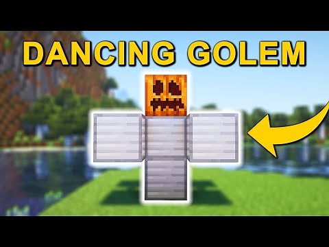 How to Make a Dancing Iron Golem in Minecraft (Tutorial)