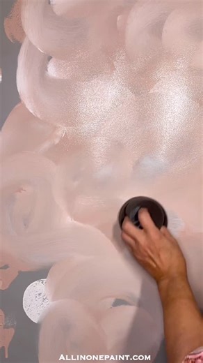 ALL-IN-ONE Paint by Heirloom Traditions on Instagram: "Want to add soft texture and beauty to your walls? We’re showing our Decorative Wall Bundle with everything you need to create this dreamy, layered finish you see here. You’ll get: 2 Quarts of All-In-One Paint in your choice of color Our Dual Head Natural Bristle Brush 2-pack of True Applicators 8-oz Spray Mister In this demo, we used Cashmere with Wood Rose to get that soft, ethereal look perfect for a #bedroom #nursery or any space that ne