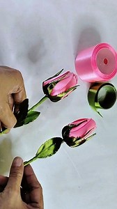 Making pink roses will be easier after this tutorial 🌸 #handmade #diy #flowers #crafting | Ribbon Arts