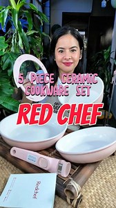 79K views · 429 reactions | Affordable ceramic cookware set 5 piece! #refchef #redchefcookwareset #CeramicNonStick #nonstickpan | Ang Sarap Grabe | Facebook
