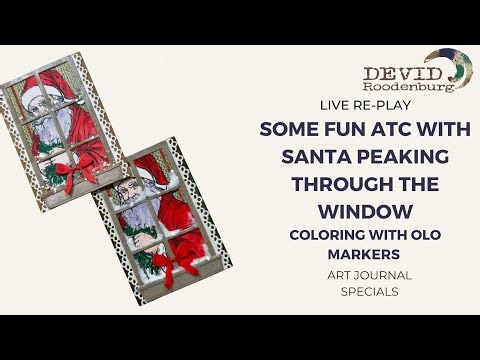 Some fun with olo markers and mixing things up! #atc #artisttradingcards