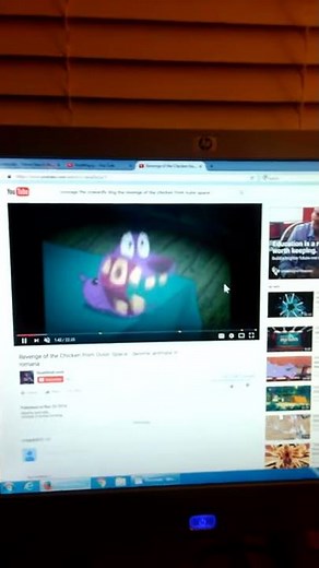 Courage screaming from courage the cowardly dog show the revenge of the chicken from outer space dub