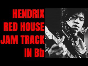 Red House Blues Jam Track in Bb | Jimi Hendrix Style Guitar Backing Track