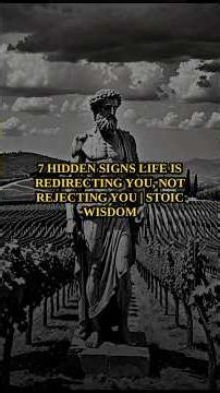 7 Hidden Signs Life Is Redirecting You, Not Rejecting You | Stoic Wisdom
