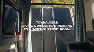 301 reactions · 18 shares | ✅ Playroom ✅ Office ✅ Living room ✅ Pet area The large, rear garage space of a toy hauler can transform to just about anything. Learn more about the versatility of this RV type here. ➡️ go.thorindustries.com/toy-hauler-right-for-you | THOR Industries, Inc. | Facebook