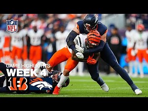 Cincinnati Bengals vs Denver Broncos Game Highlights | 2025 NFL Season Week 4