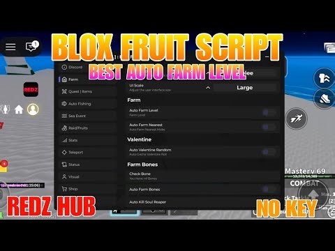 [ BEST ] Blox Fruits Script Redz Hub - No Key // Auto Farm // Sea Event // Race V4 // and more!